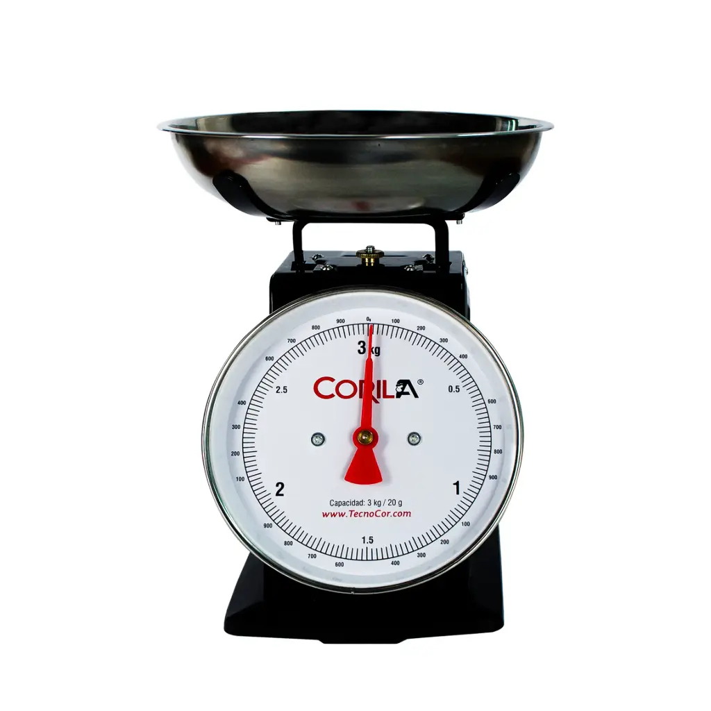 Báscula mecánica doméstico mostrador Corila 3kg/20g mod. C3-CA