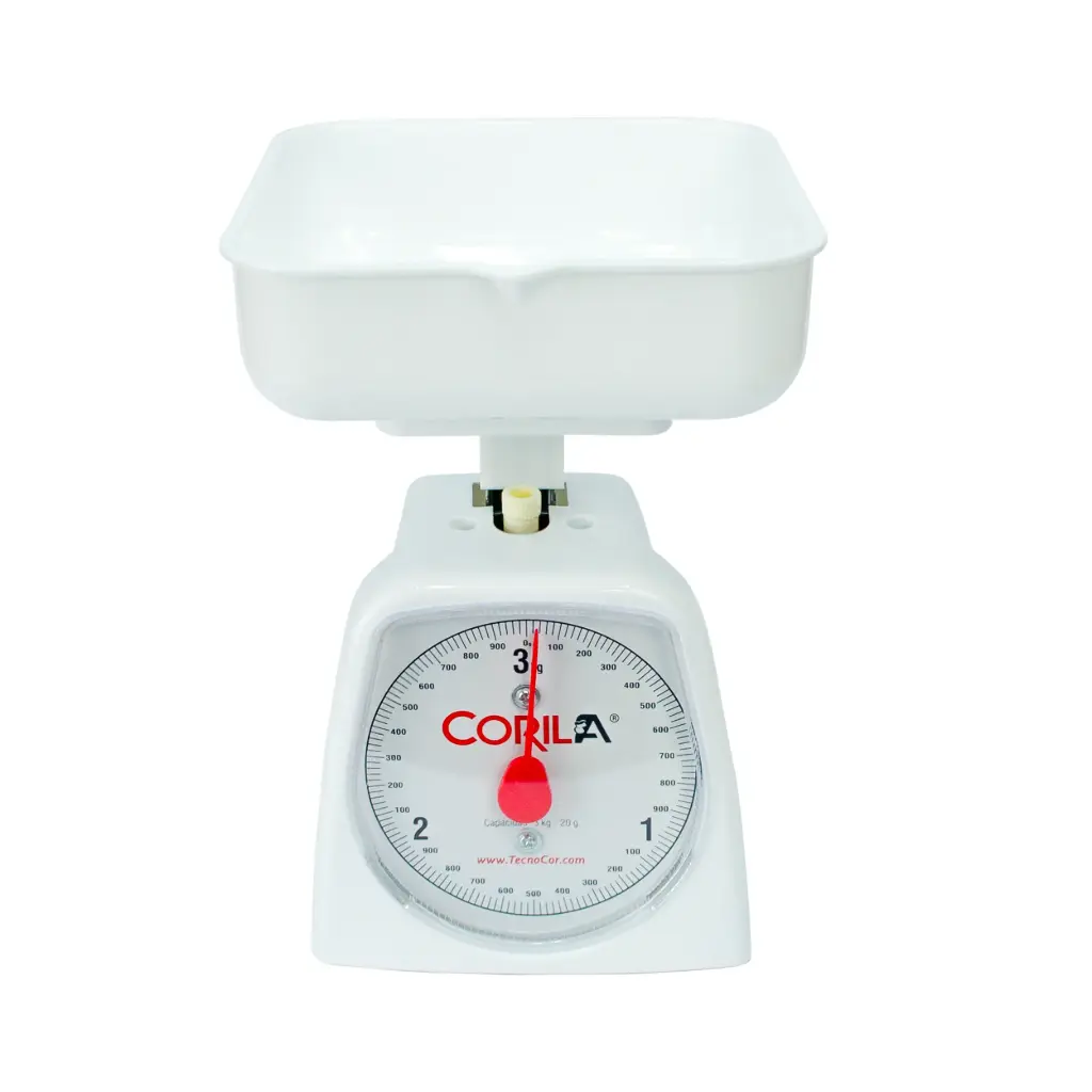 Báscula mecánica doméstico mostrador Corila 3kg/20g mod. C3-CP