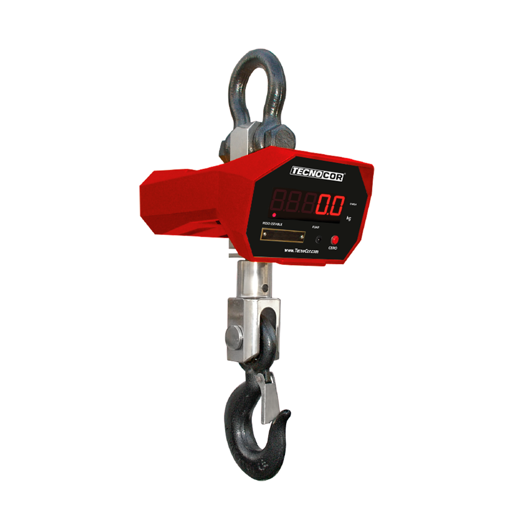 Báscula electrónica Industrial colgante TecnoCor 5,000kg/2kg mod. PER-5000C