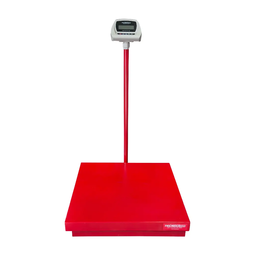 Báscula electrónica comercial piso TecnoCor 500kg/100g mod. P-500G