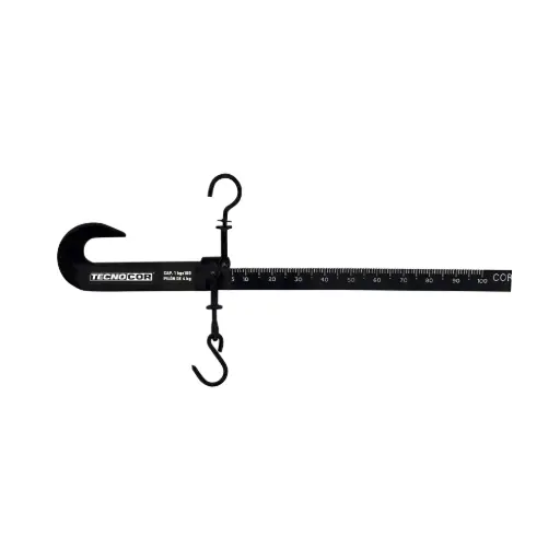 [100-RM] Báscula mecánica agropecuario colgante TecnoCor 100kg/1kg mod. 100-RM