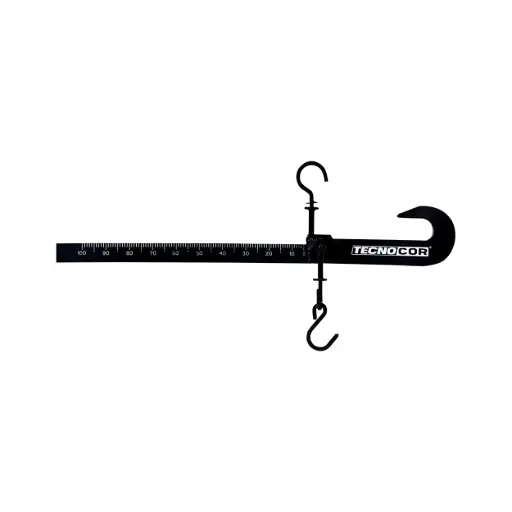 [100-RM] Báscula mecánica agropecuario colgante TecnoCor 100kg/1kg mod. 100-RM