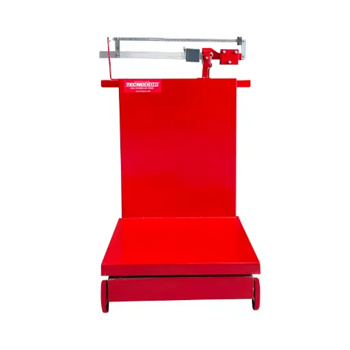 [1000-L] Báscula mecánica Industrial piso TecnoCor 1,000kg/200g mod. 1000-L